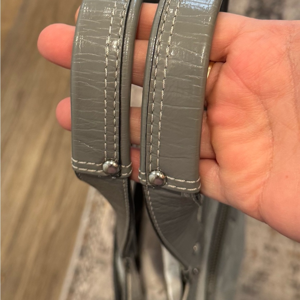 Coach Penelope Light Gray Signature Jacquard Tote and Wristlet! Matching Bundle! - Picture 6 of 10